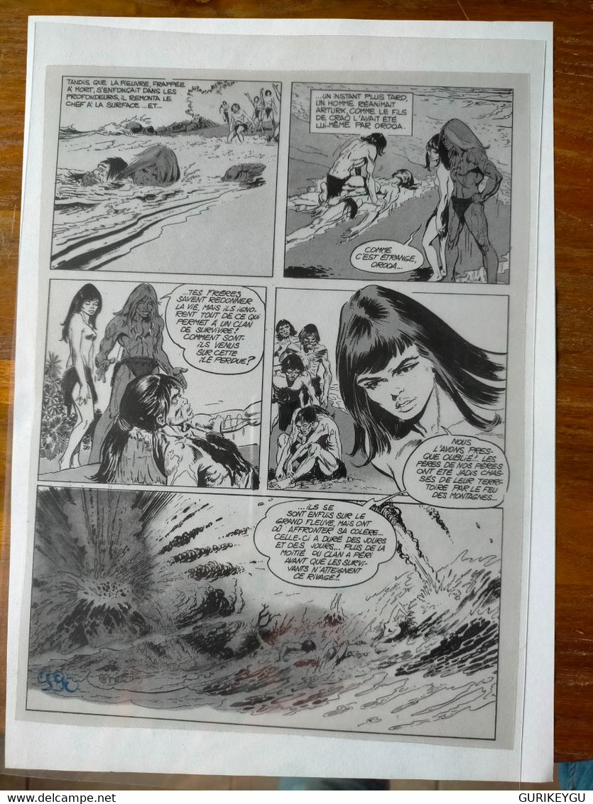 Bd  RAHAN  Très Rare Film D' Impression Planche Plastique  EO NEUF 990 - Rahan