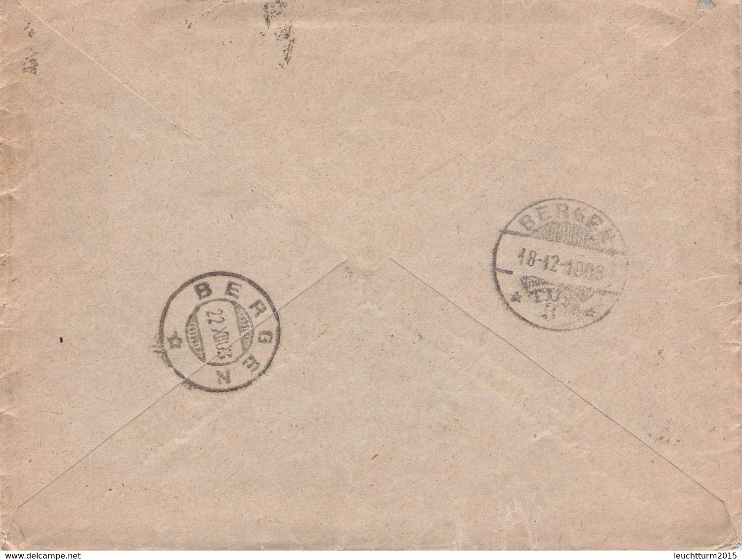 NORWAY - LETTER 1903 KRISTIANIA > BERGEN /  QC150 - Briefe U. Dokumente