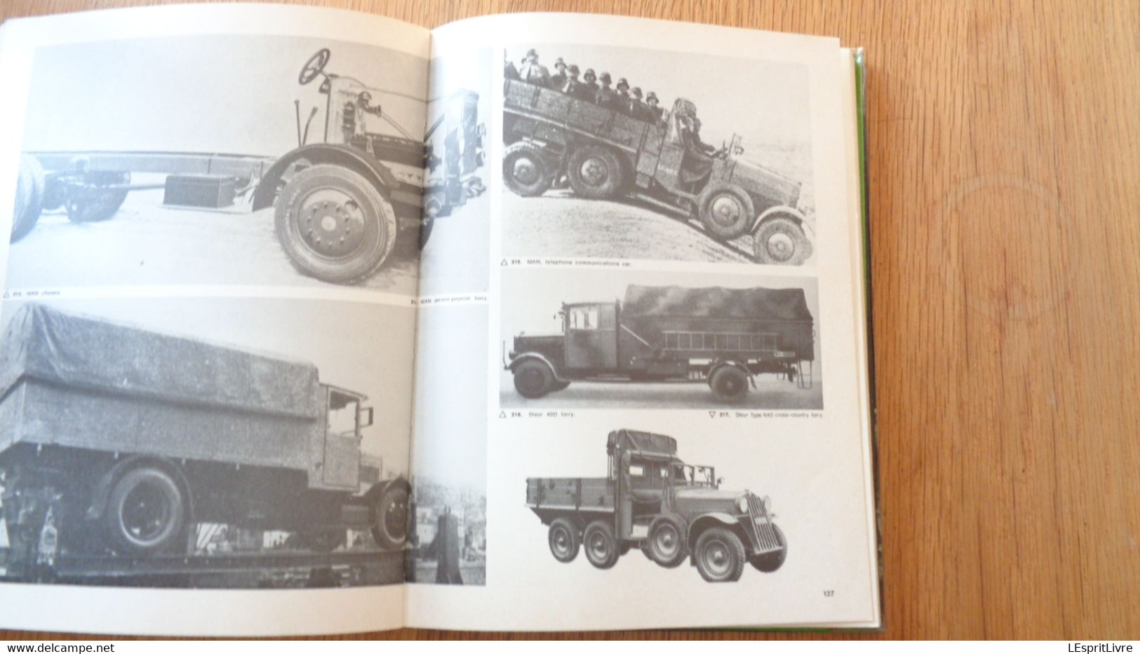 GERMAN MILITRY TRANSPORT OF WORLD WAR TWO Guerre 40 45 1940 1945 Armée Allemande Wehrmacht Lorries Cars Camions Trucks