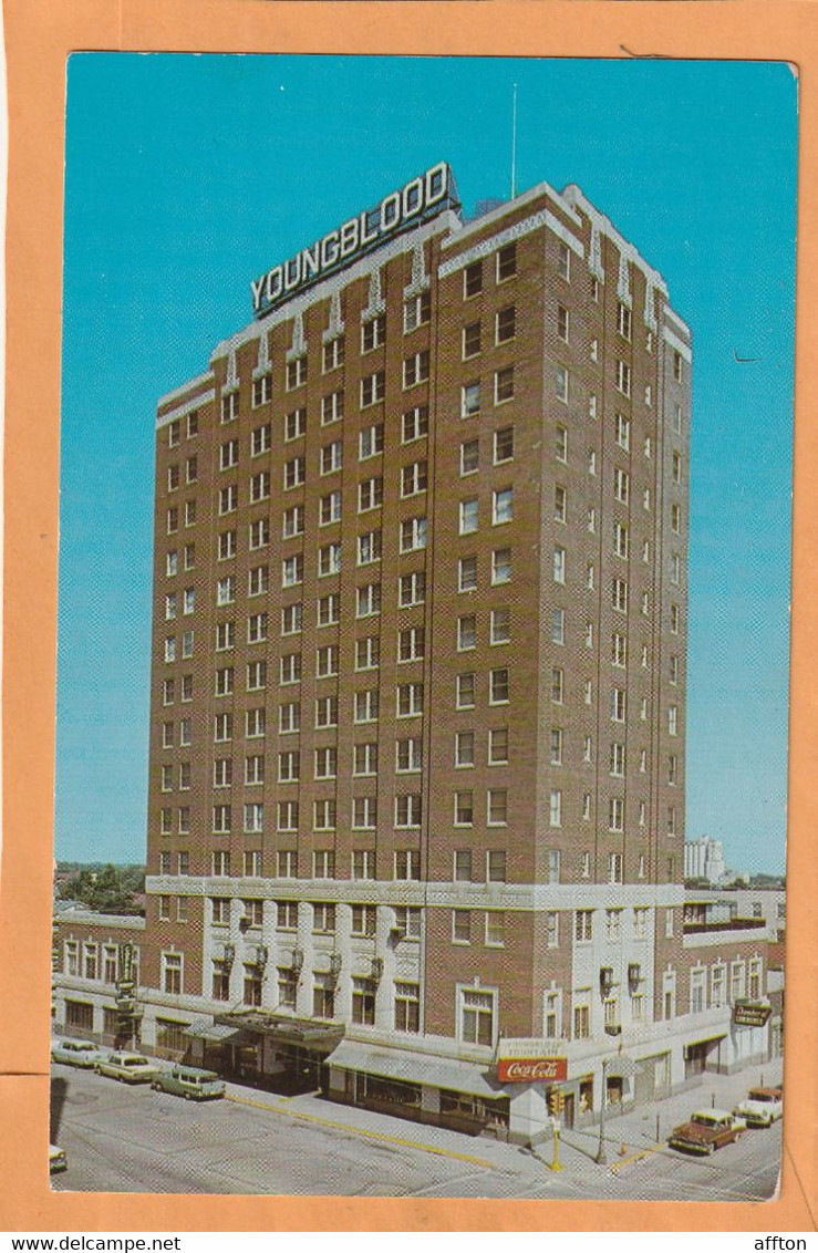 Enid OK Coca Cola Advertising Sign Old Postcard - Enid