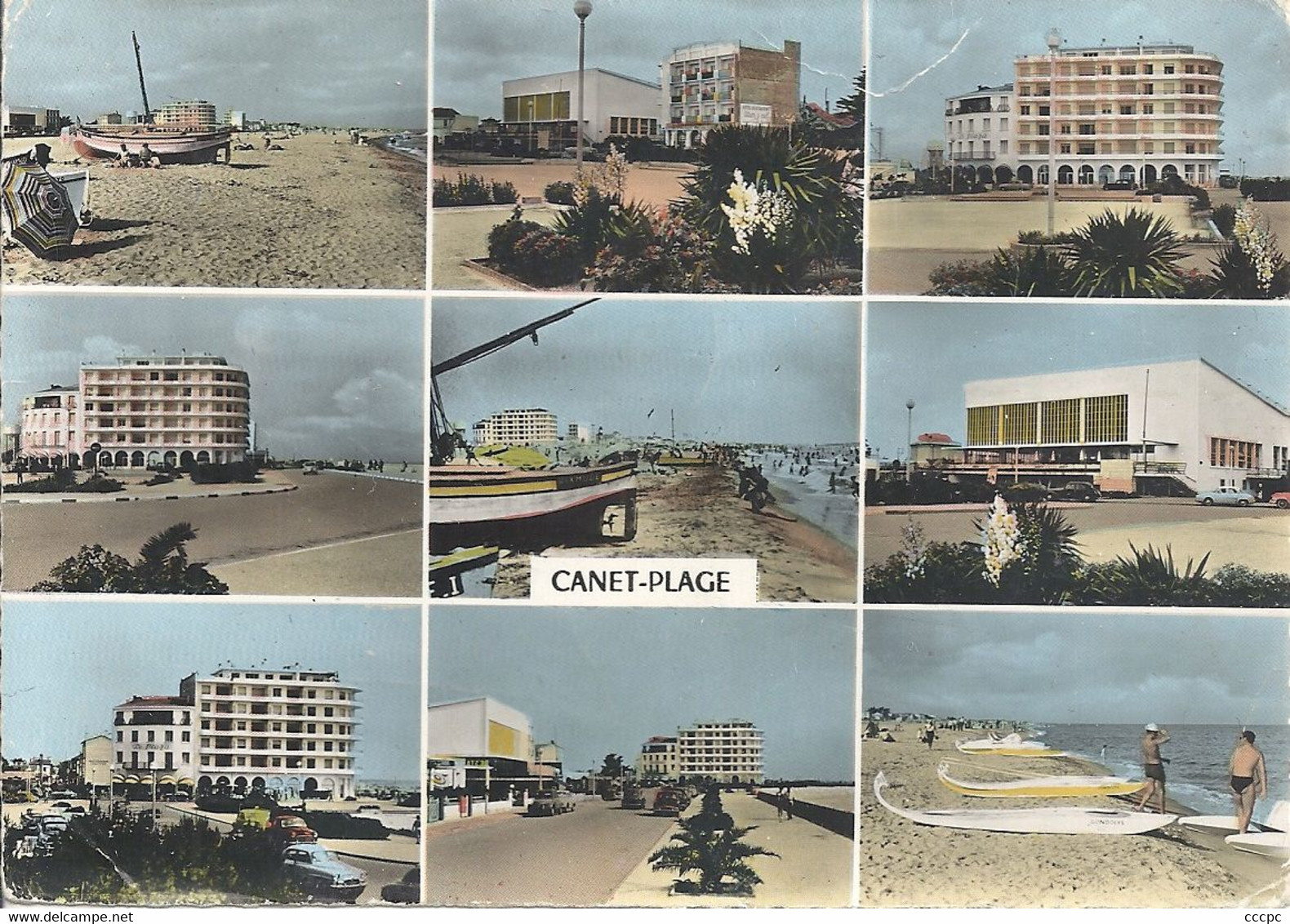 CPSM Canet-Plage Vues Multiples - Canet Plage