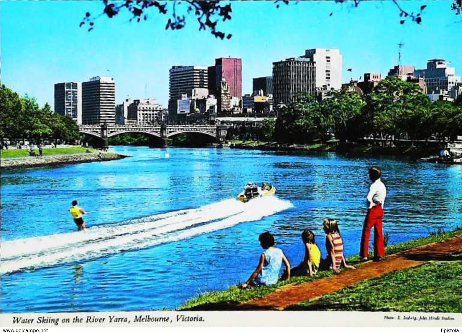 ►   CPSM   Ski Nautique   Water Skiing On The River Yarra Melbourne - Water-skiing