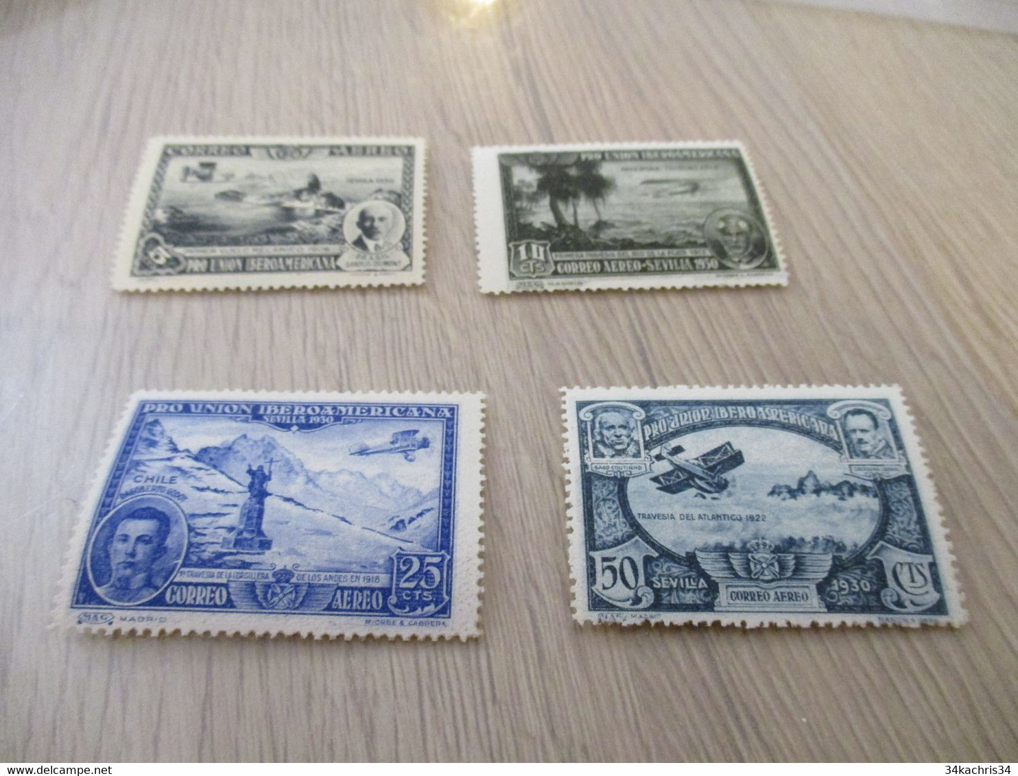 Espagne Espana PA Aviation 75 à 83 Sans Charnières Très Légères Imperfections Gomme Sur Quelques TP - Unused Stamps