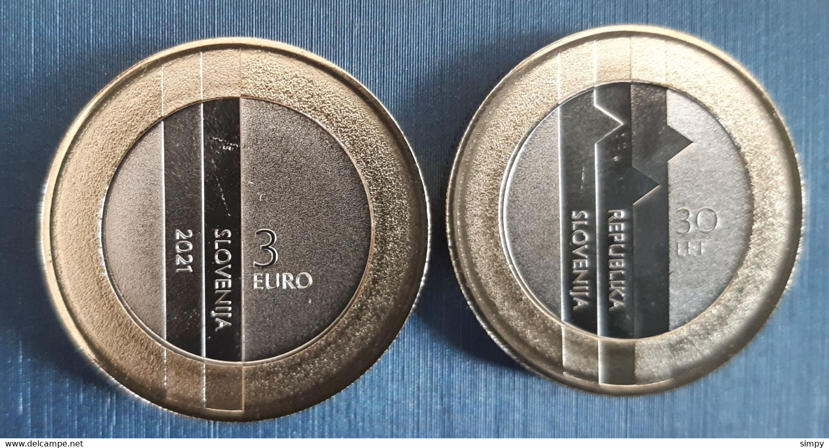 SLOVENIA 3 Euro 2021 30th Anniversary Of The Statehood Of The Republic Of Slovenia UNC - Slowenien