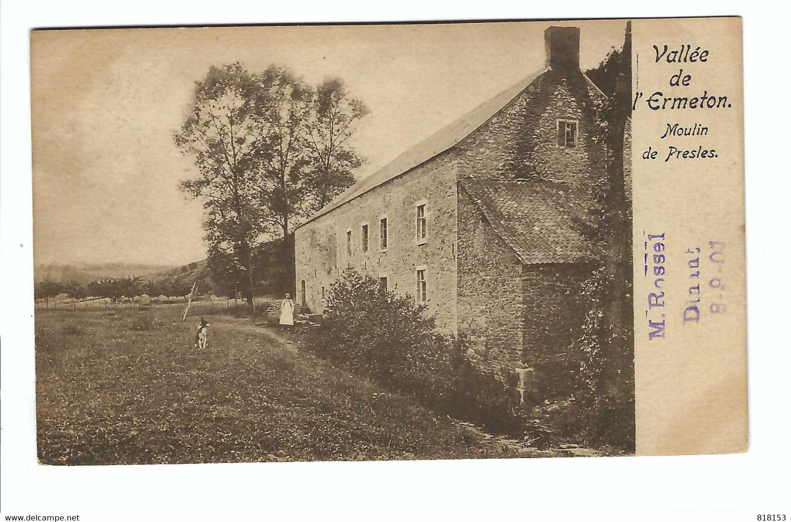 Presles   Moulin De Presles  1901 - Aiseau-Presles