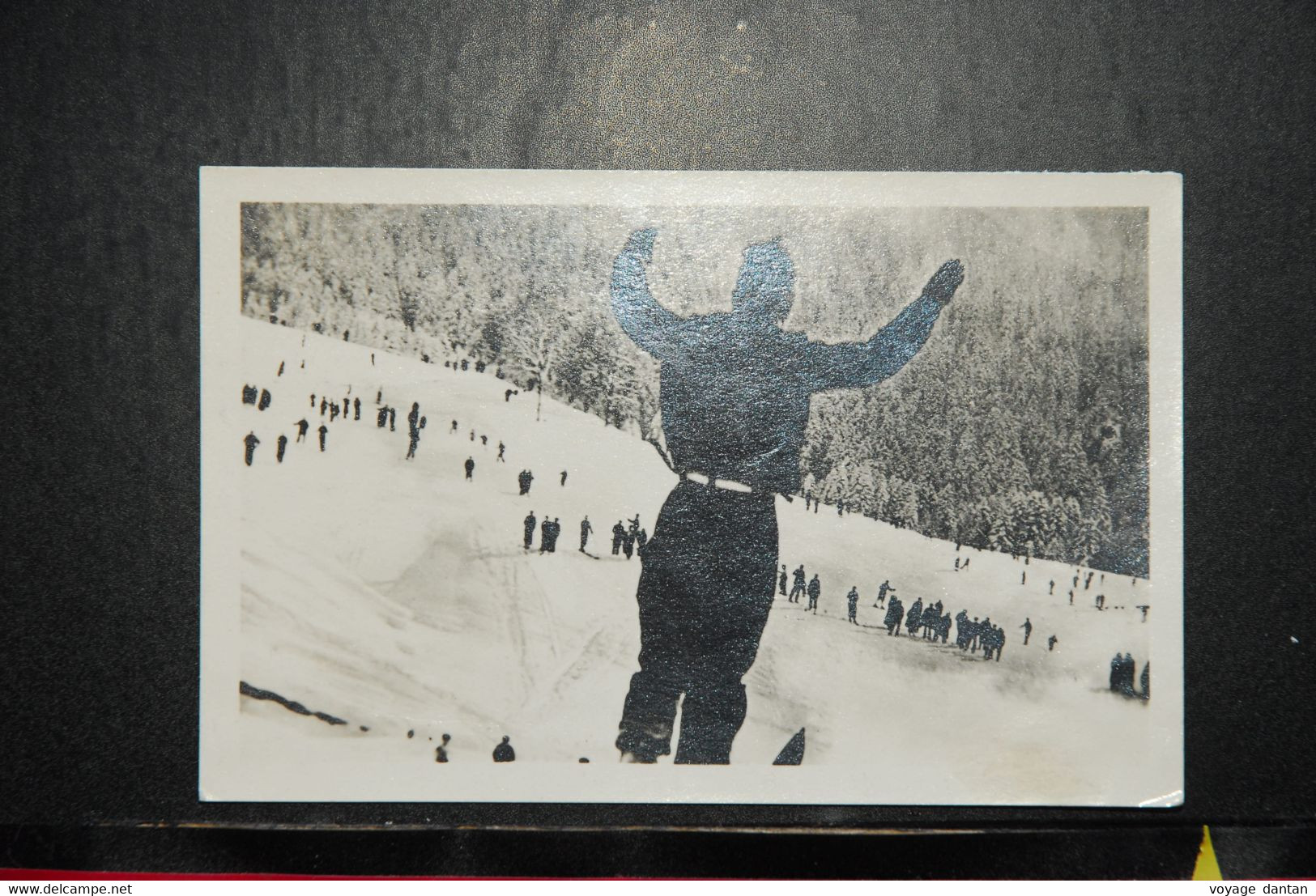 CP, 01, HAUTEVILLE LOMPNES Saut En Ski N°1002 Edition Oursele  Sport SKI Carte Photo - Hauteville-Lompnes
