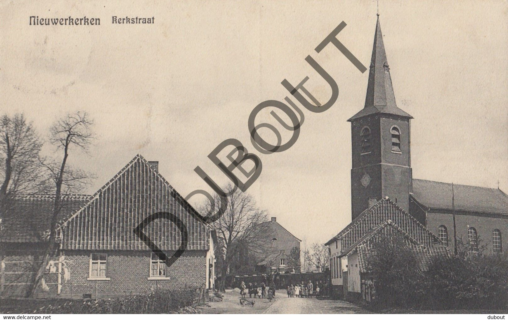 Postkaart - Carte Postale NIEUWERKERKEN - Kerkstraat   (G93) - Nieuwerkerken