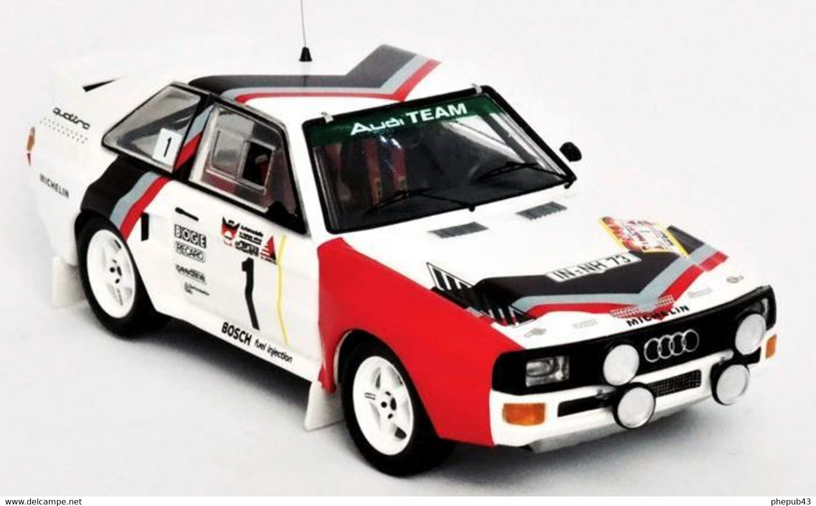 Audi Sport Quattro - Walter Röhrl/Ch. Geistdörfer -  Friday Night - 1st 3-Städte-Rally 1984 #1 - Troféu - Trofeu