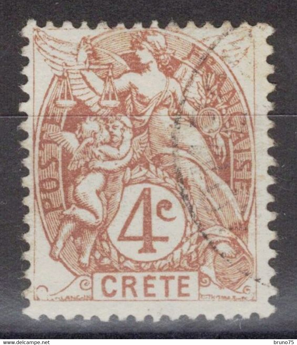 Crète - YT 4 Oblitéré - 1902-03 - Gebraucht