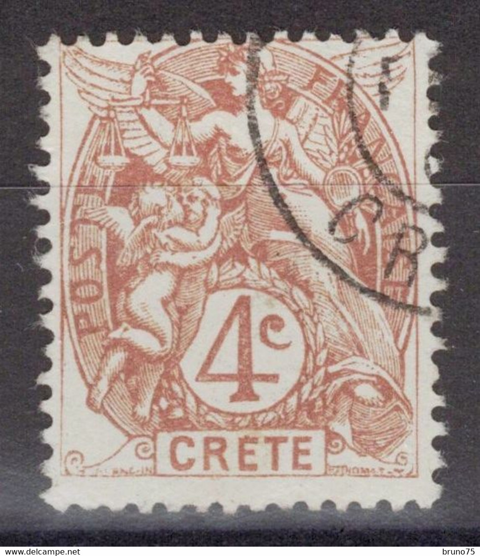 Crète - YT 4 Oblitéré - 1902-03 - Gebraucht