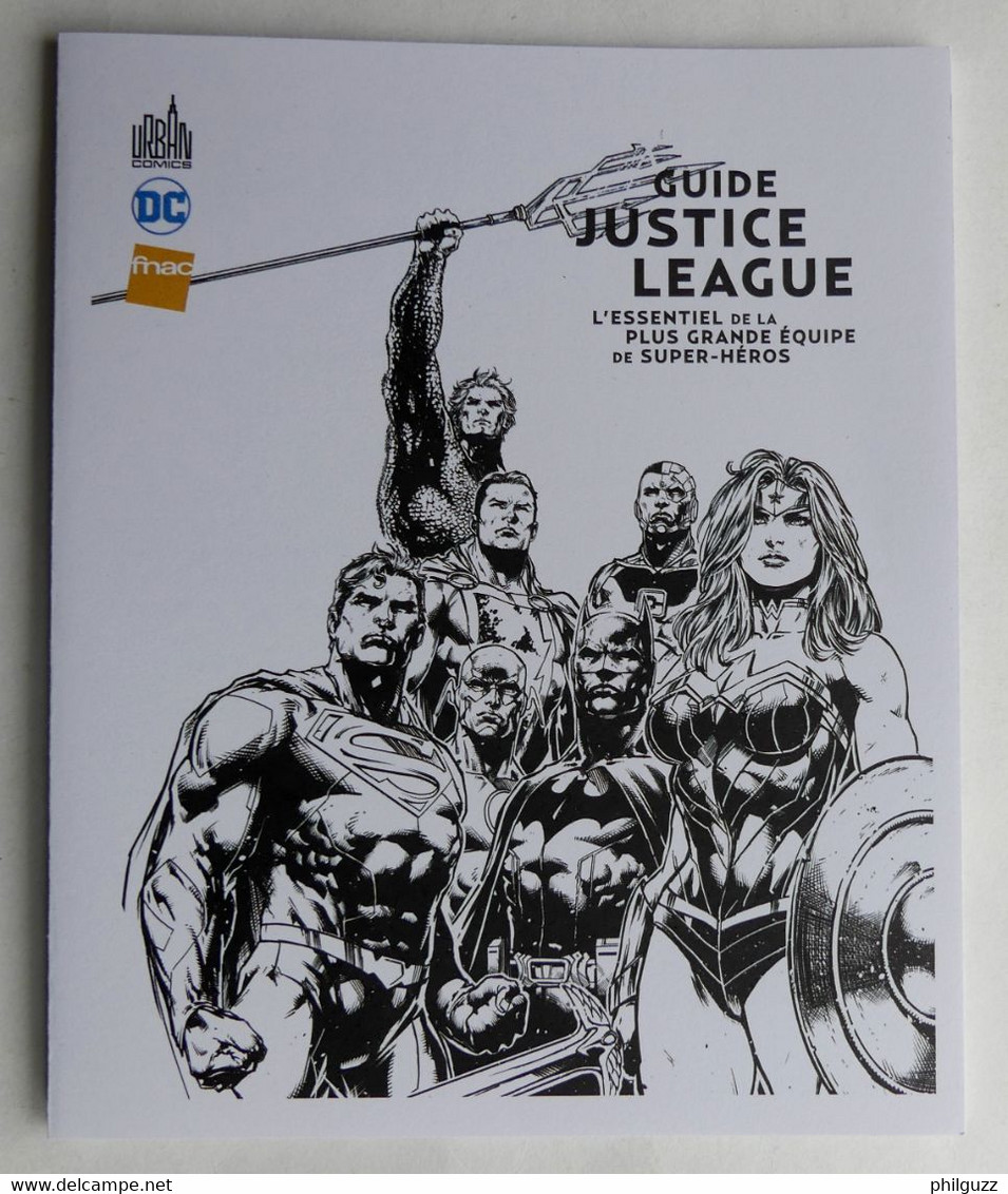 DEPLIANT JUSTICE LEAGUE DC URBAN COMICS Fnac - Objets Publicitaires