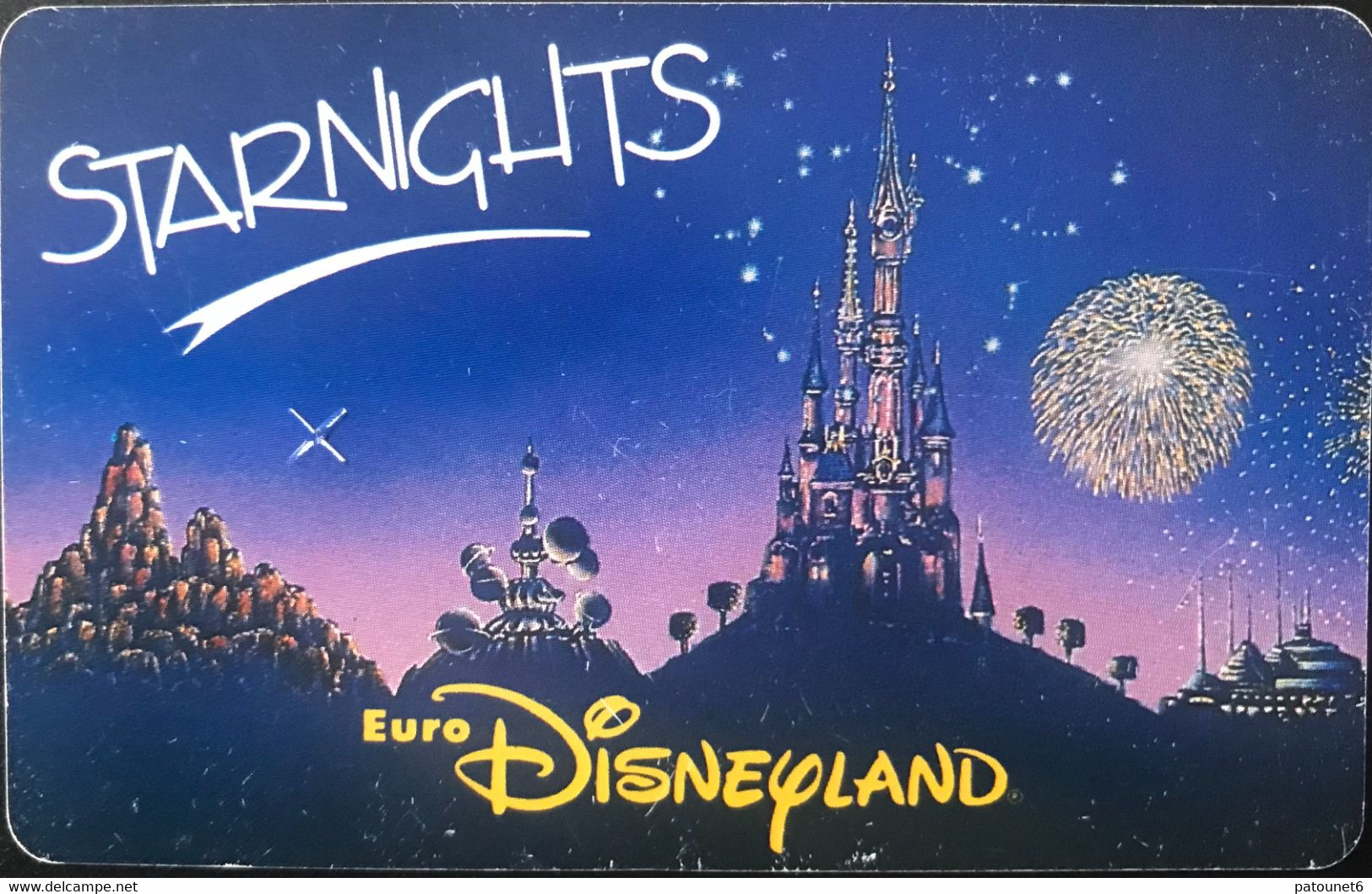 FRANCE  -  Euro DisneyLAND  -  STARNIGHTS - Disney-Pässe