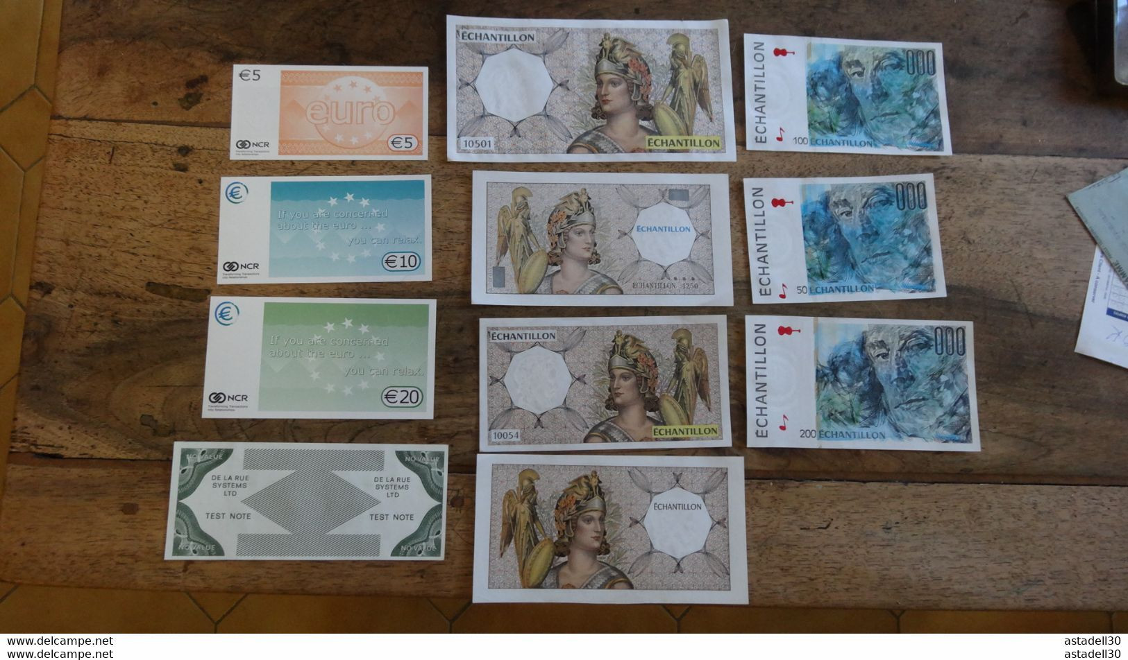 Lot De 11 Billets FICTIFS ECHANTILLON Neufs  ................ BIL-Caisse3 - Specimen