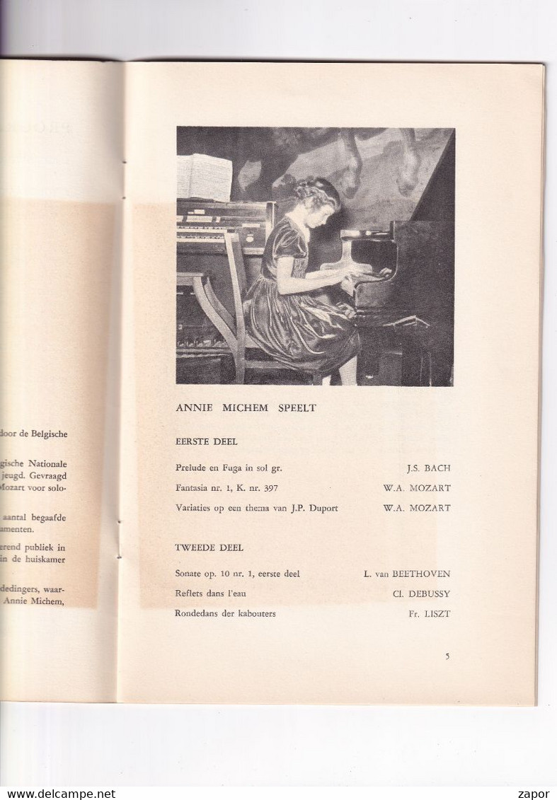Programma Brochure Diploma Uitreiking - Provinciale School Voor Verpleegsters - Gent - 1957-1958 - Scolaire