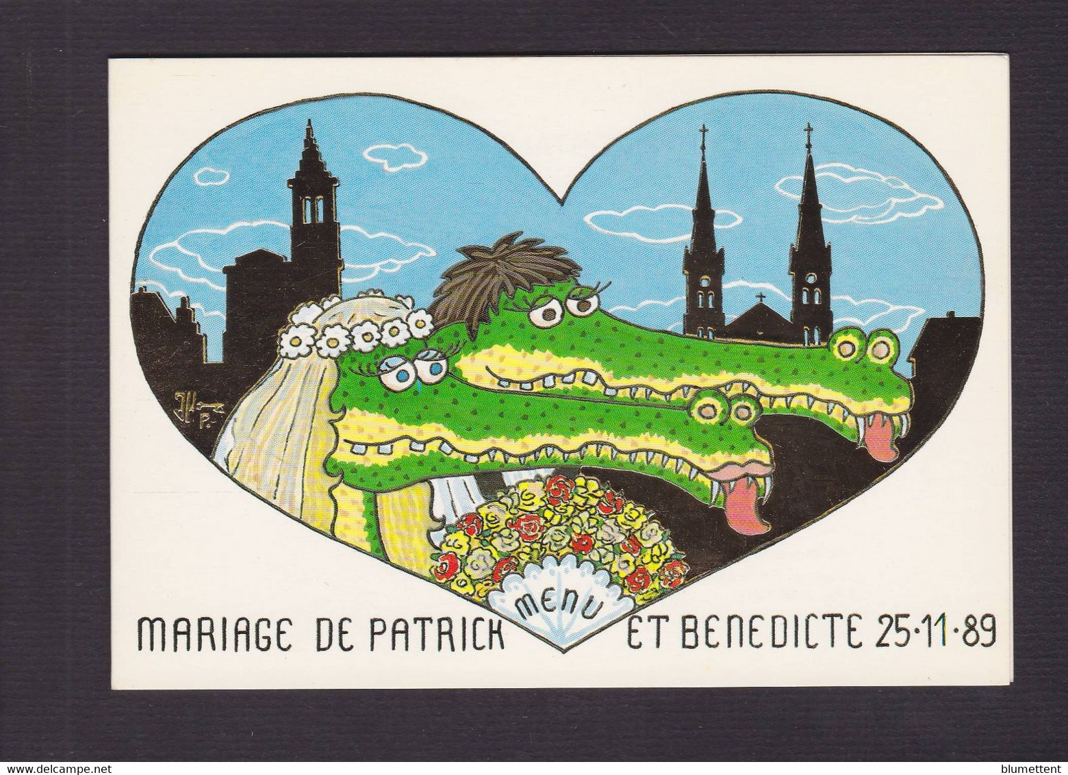 CPM Hamm Patrick Non Circulé Tirage Limité Carte Double Crocodile - Hamm