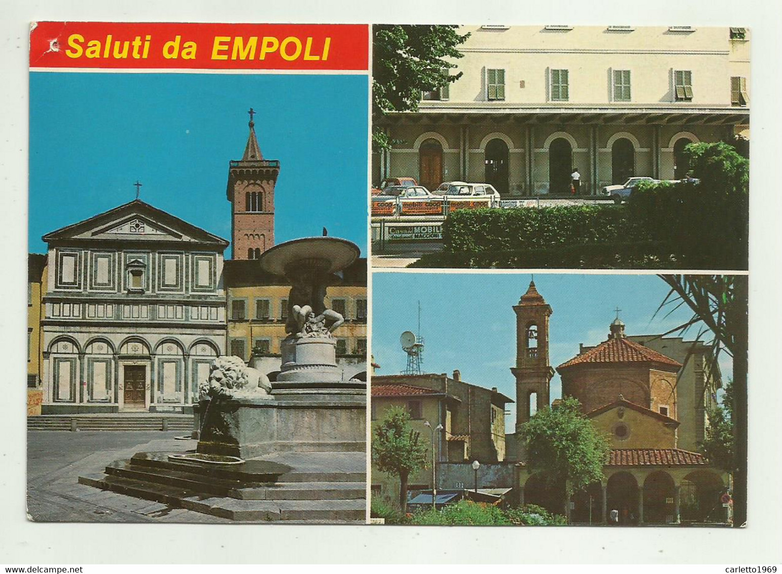 SALUTI DA EMPOLI - VIAGGIATA FG - Empoli