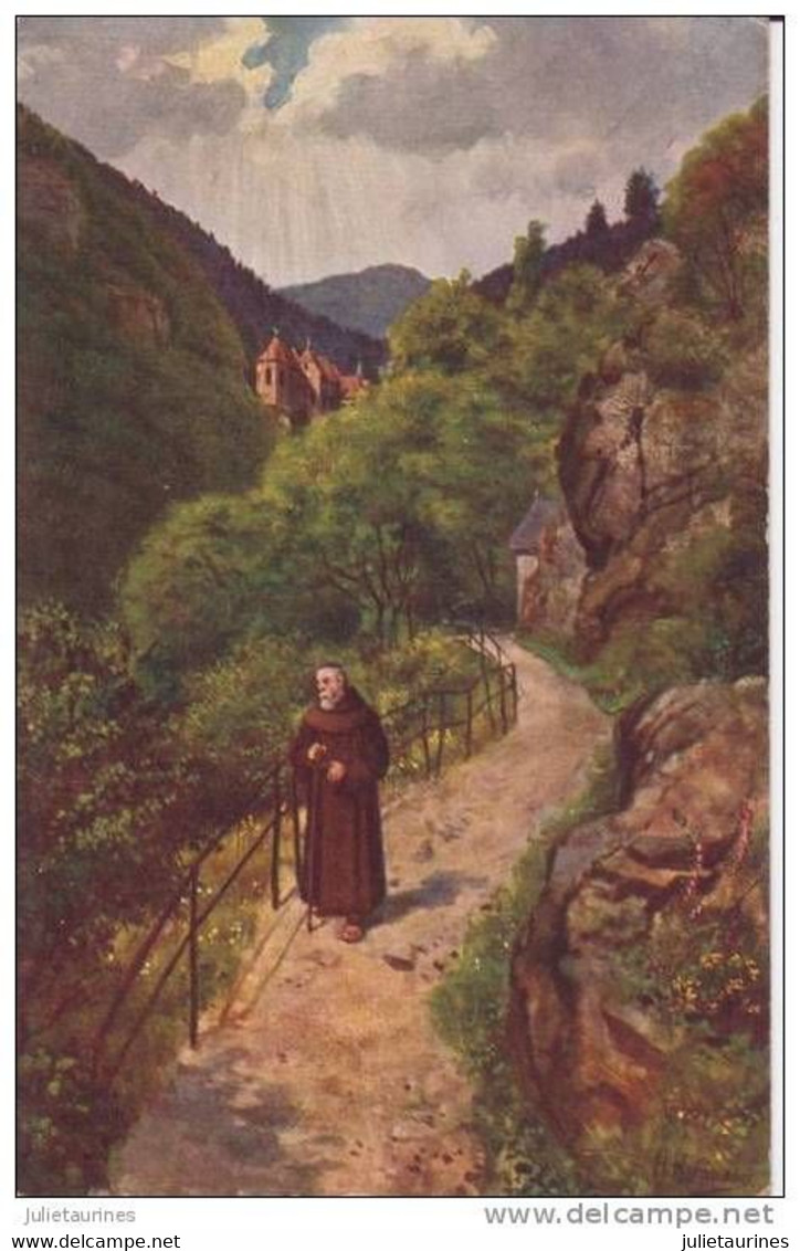 ILLUSTRATEUR H.HOFFMANN REGIONS ALSACE MONTAGNE ET VILLAGE - Hoffmann, Ad.