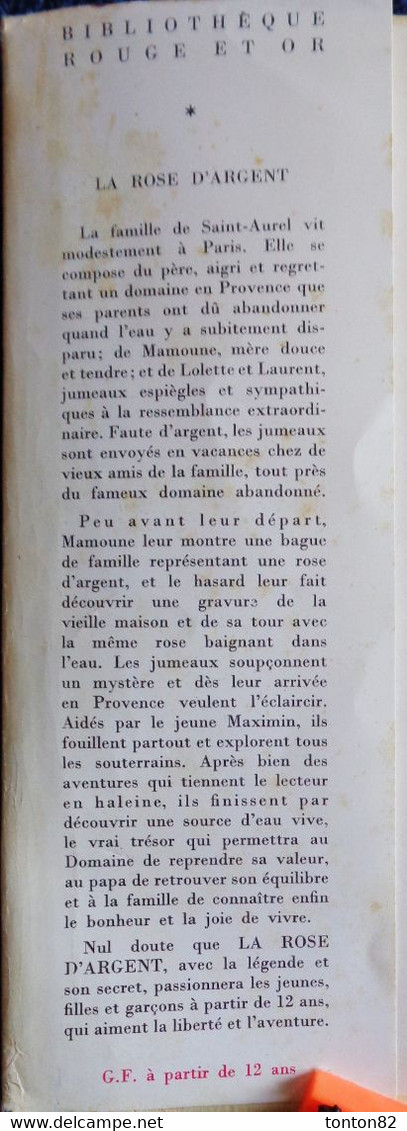 Renée Aurembou - La Rose D'argent - Bibliothèque Rouge Et Or Souveraine - (1968) - Bibliotheque Rouge Et Or