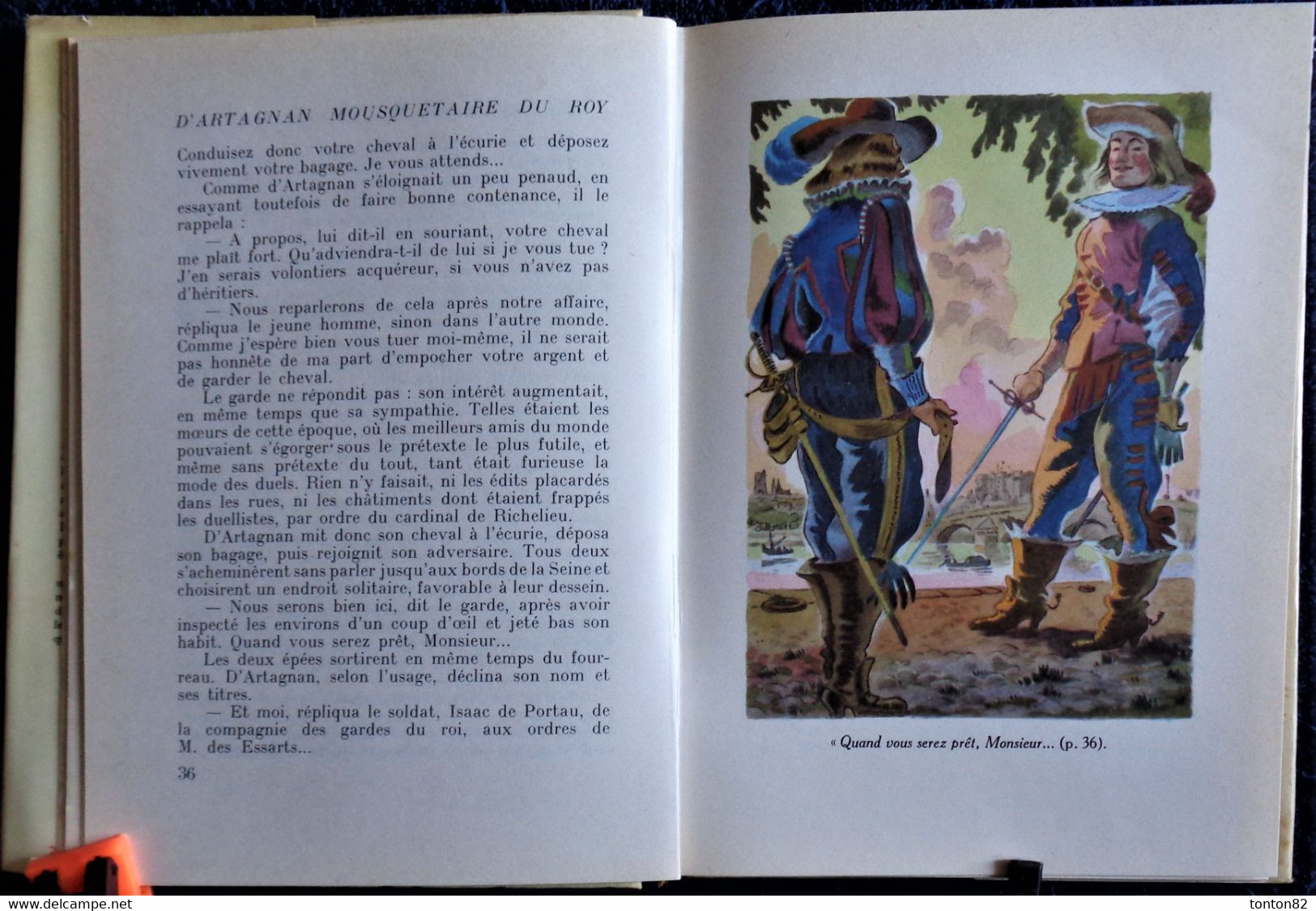 Rodolphe Thierry - D'ARTAGNAN Mousquetaire du ROY - Bibliothèque Rouge et Or Souveraine - (1951)