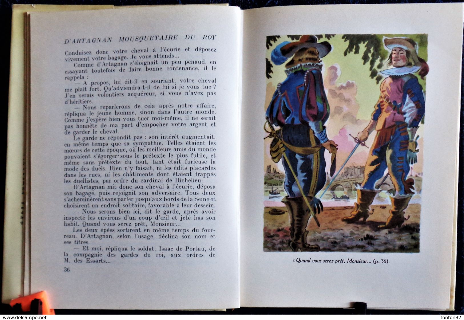 Rodolphe Thierry - D'ARTAGNAN Mousquetaire du ROY - Bibliothèque Rouge et Or Souveraine - (1951)