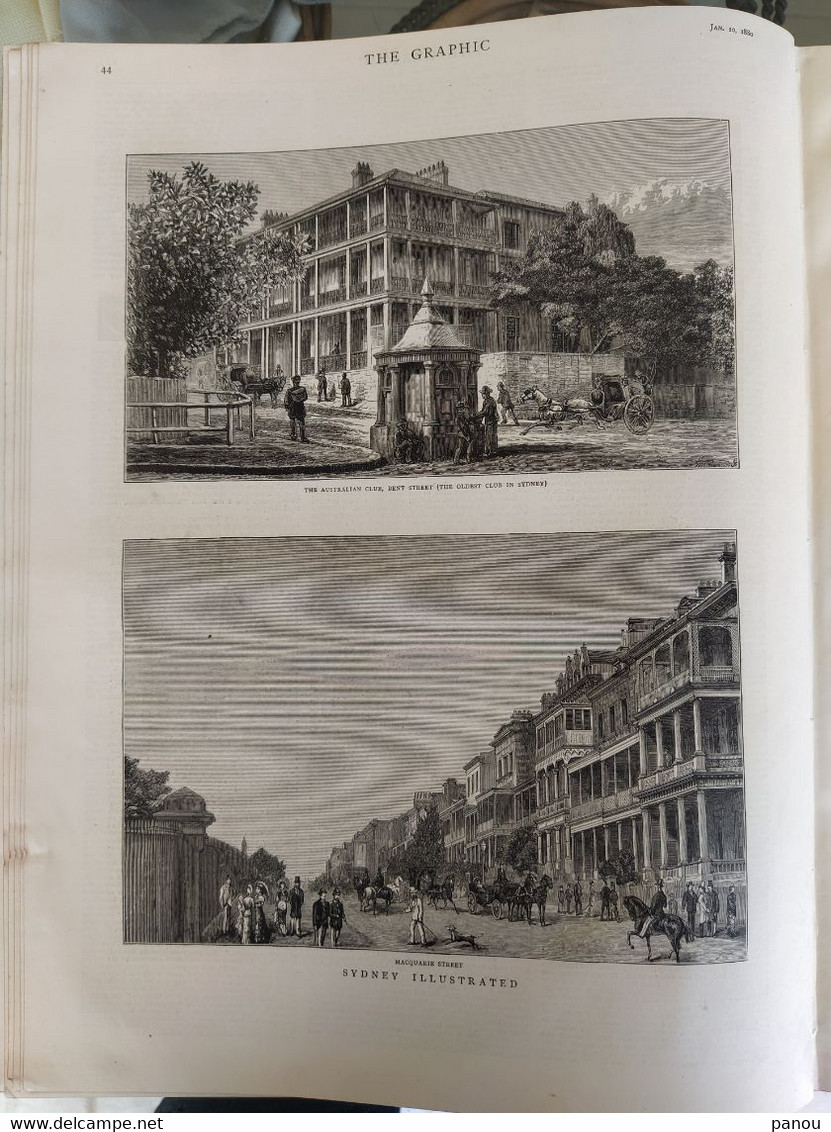 THE GRAPHIC NEWSPAPER MAGAZINE 528 / 1880.TAY BRIDGE DISASTER SCOTLAND. AFGHANISTAN. SYDNEY ILLUSTRATED, NEW SOUTH WALES - Autres & Non Classés