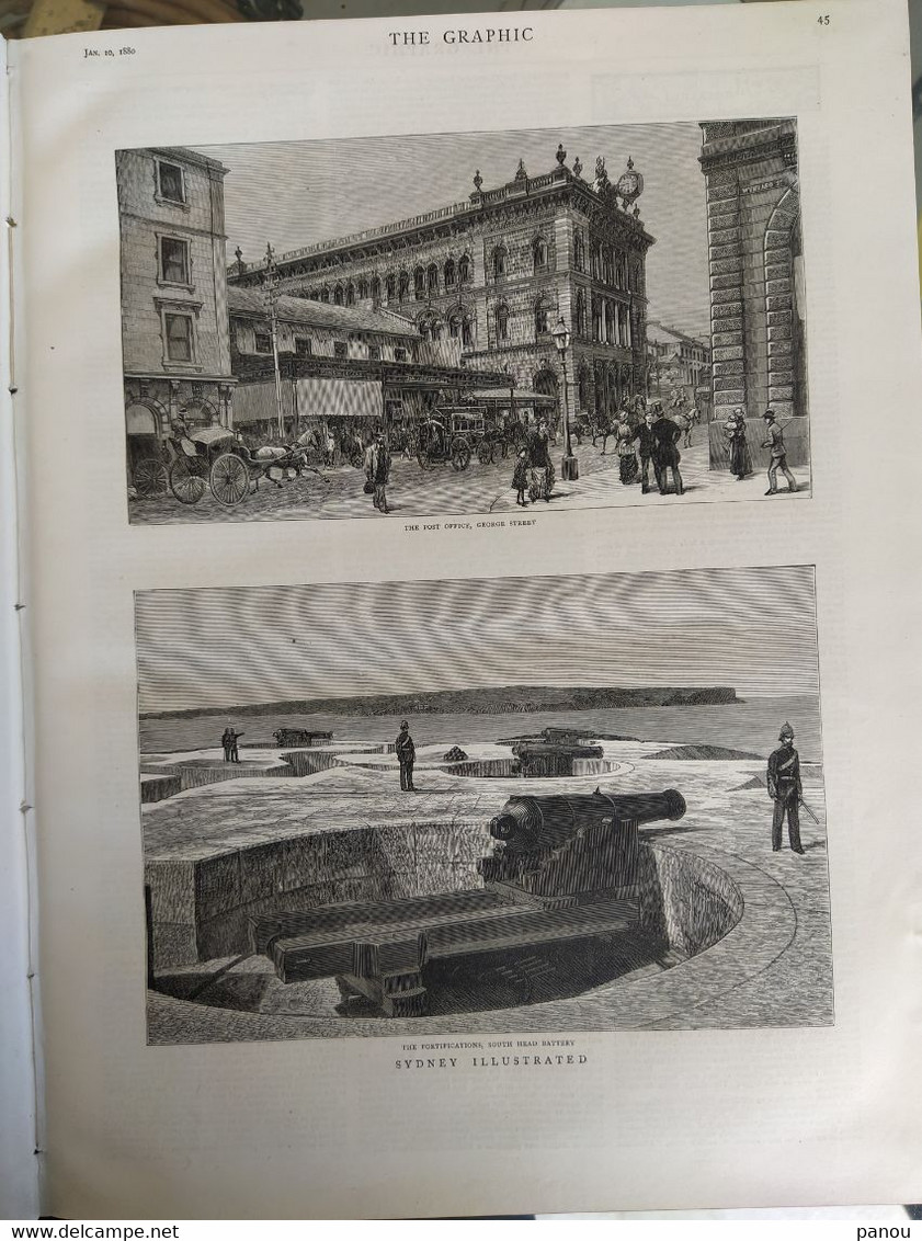 THE GRAPHIC NEWSPAPER MAGAZINE 528 / 1880.TAY BRIDGE DISASTER SCOTLAND. AFGHANISTAN. SYDNEY ILLUSTRATED, NEW SOUTH WALES - Autres & Non Classés