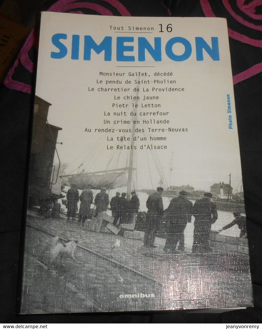 Simenon. Tout Simenon 16. 2003. - Simenon