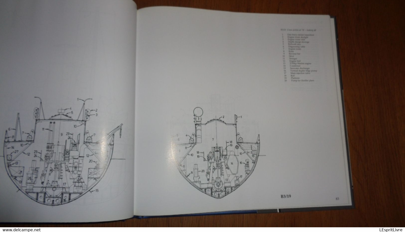 THE FLOWER CLASS CORVETTE AGASSIZ Anatomy of the Ship Marine Royal Navy Royaume Uni UK Boat Guerre 40 45 Mer Atlantique