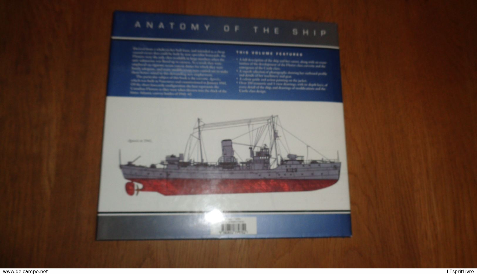 THE FLOWER CLASS CORVETTE AGASSIZ Anatomy of the Ship Marine Royal Navy Royaume Uni UK Boat Guerre 40 45 Mer Atlantique