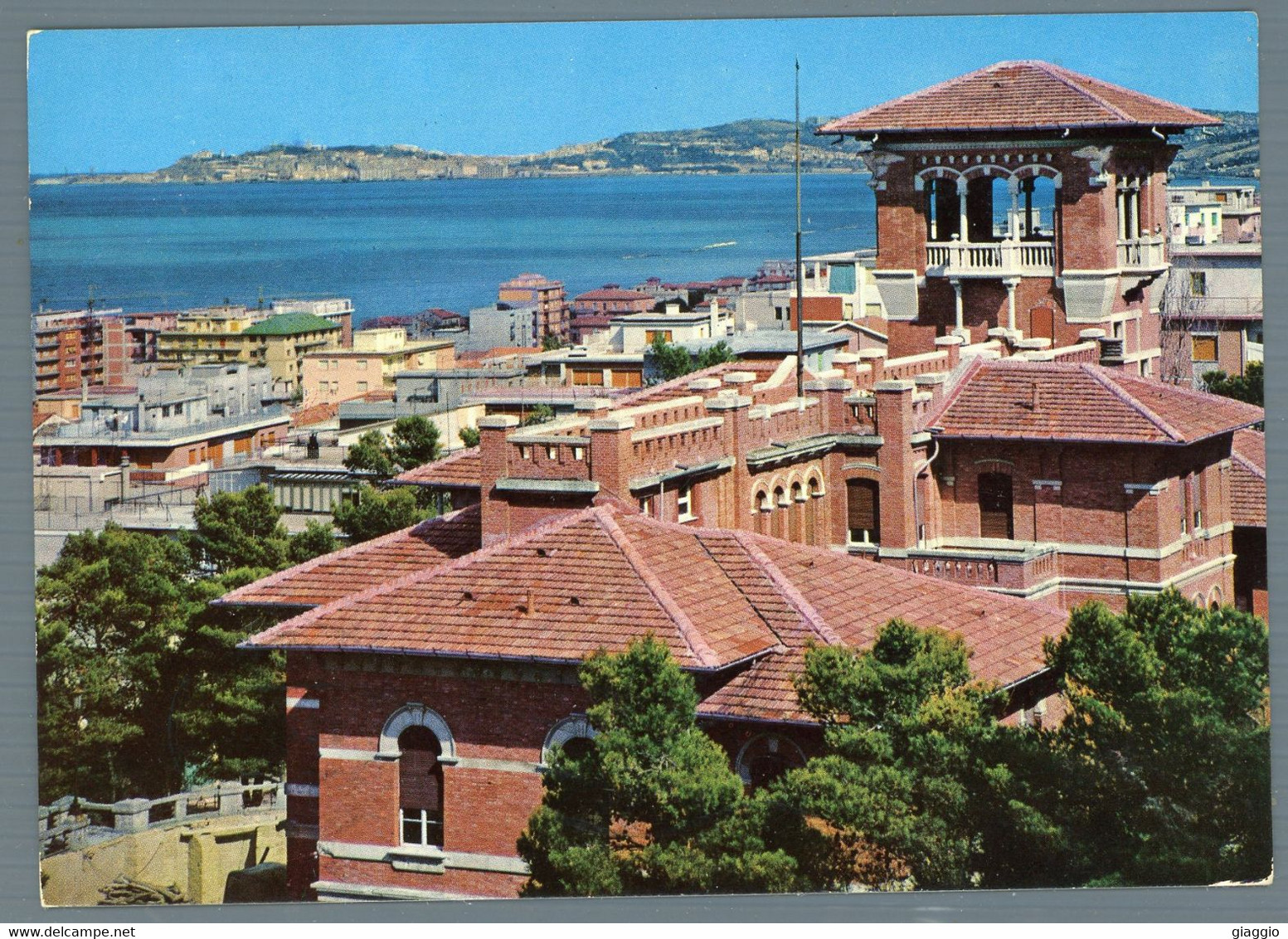 °°° Cartolina - Falconara Marittima Palazzo Comunale E Panorama Del Golfo Viaggiata ( F ) °°° - Ancona