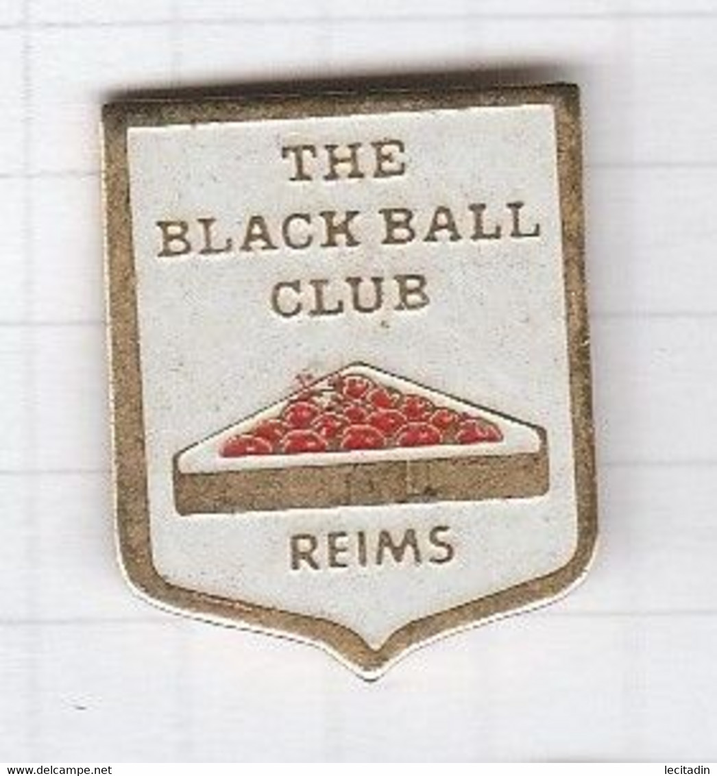 PINS VILLE 51 REIMS The Black Ball Club - Billares