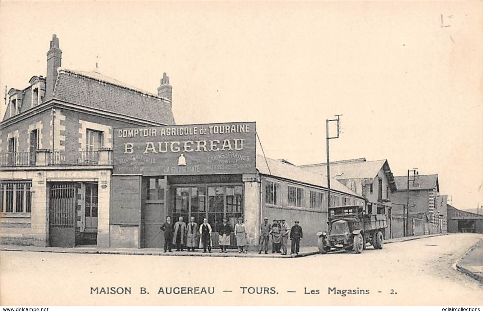 Tours       37           Métier.  Comptoir Agricole De Touraine. Maison Augereau     (voir Scan) - Tours