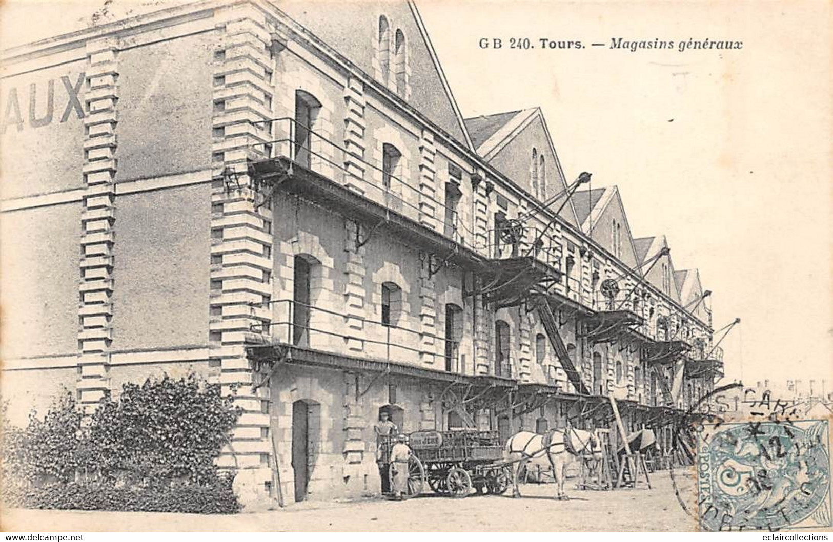 Tours       37           Métier.   Magasins Généraux   N° GB 240   (voir Scan) - Tours