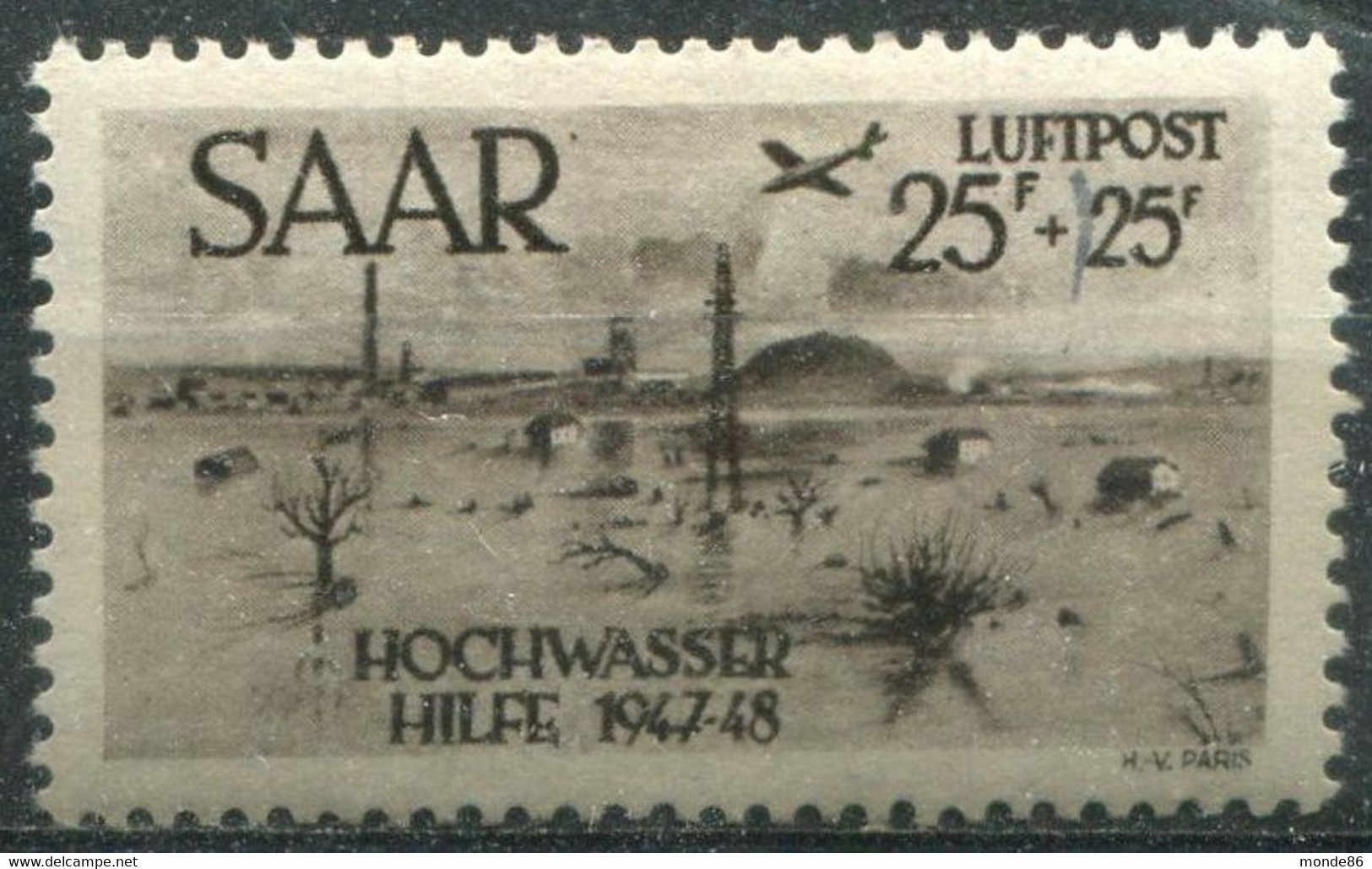 SARRE - Y&T PA N° 12 * - Airmail