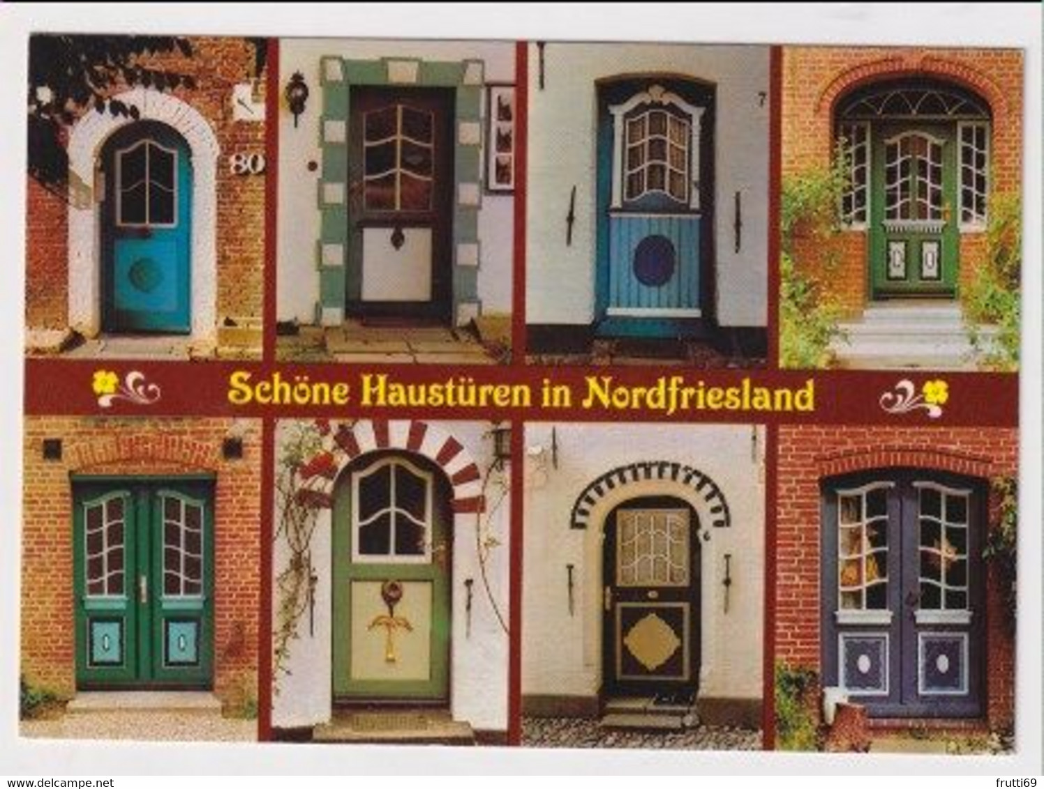 AK 06424 GERMANY - Nordfriesland - Schöne Haustüren - Nordfriesland