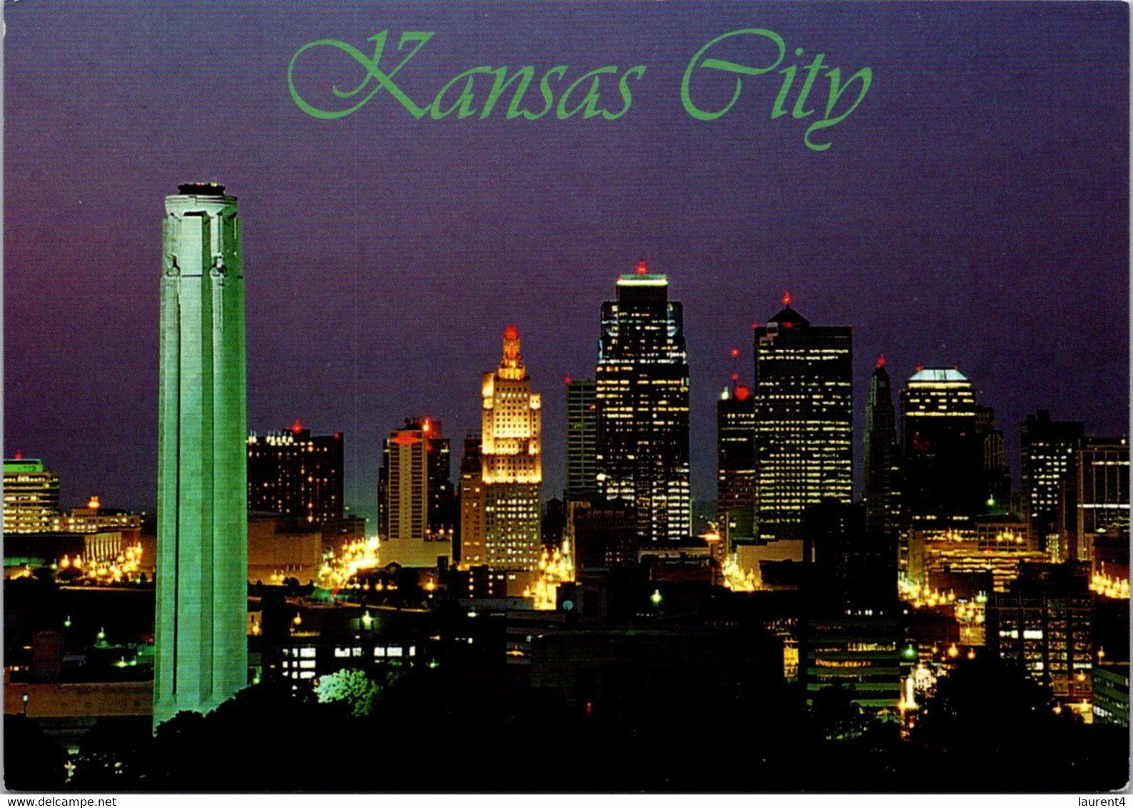 (1 B 5) USA - Kansas City (at Night) - Kansas City – Kansas
