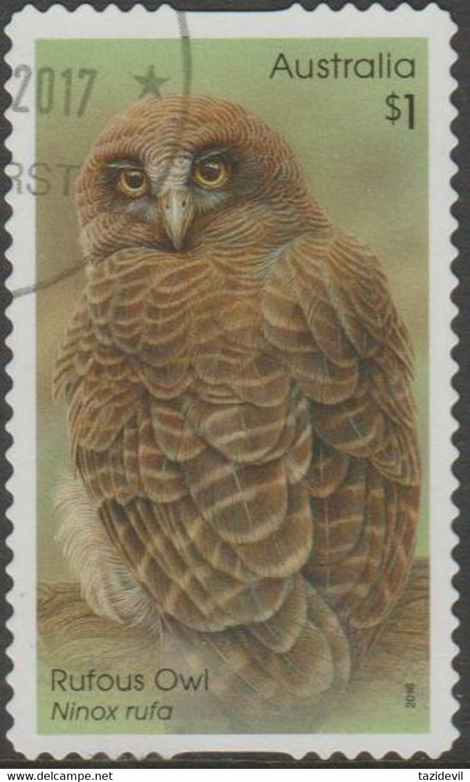 AUSTRALIA - DIE-CUT - USED 2016 $1.00 Owls- Guardians Of The Night - Rufous Owl - Used Stamps