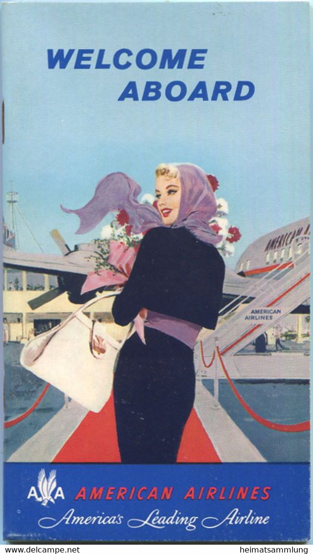 Welcome Aboard - American Airlines 1957 - 64 Seiten - Transport