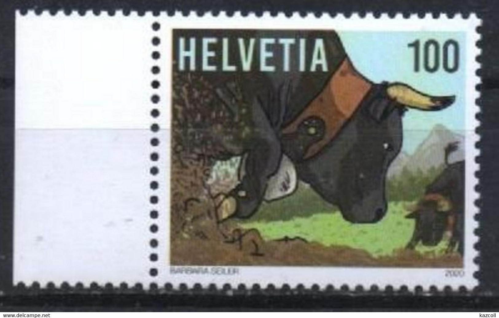 Switzerland  2020. Animal Husbandry. Bulls. Fauna. Animals. MNH - Ungebraucht