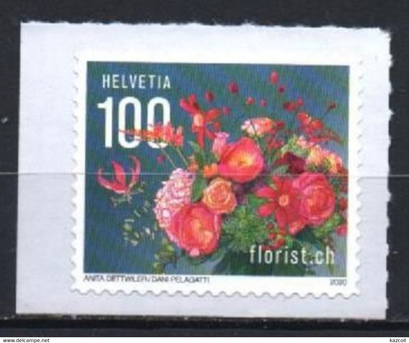 Switzerland  2020. Centenary Of Florist.ch Flower Company. Flowers. MNH - Nuovi