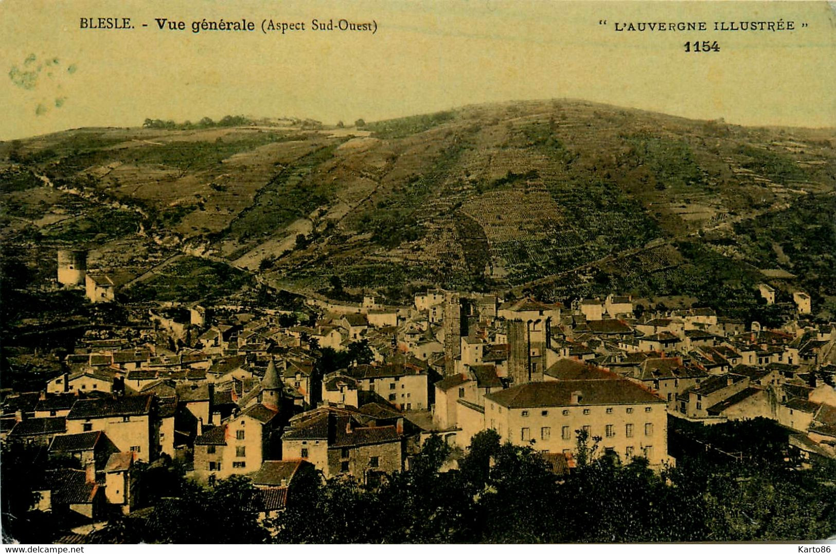 Blesle * Vue Générale Et Panorama Du Village * Aspect Sud Ouest - Blesle