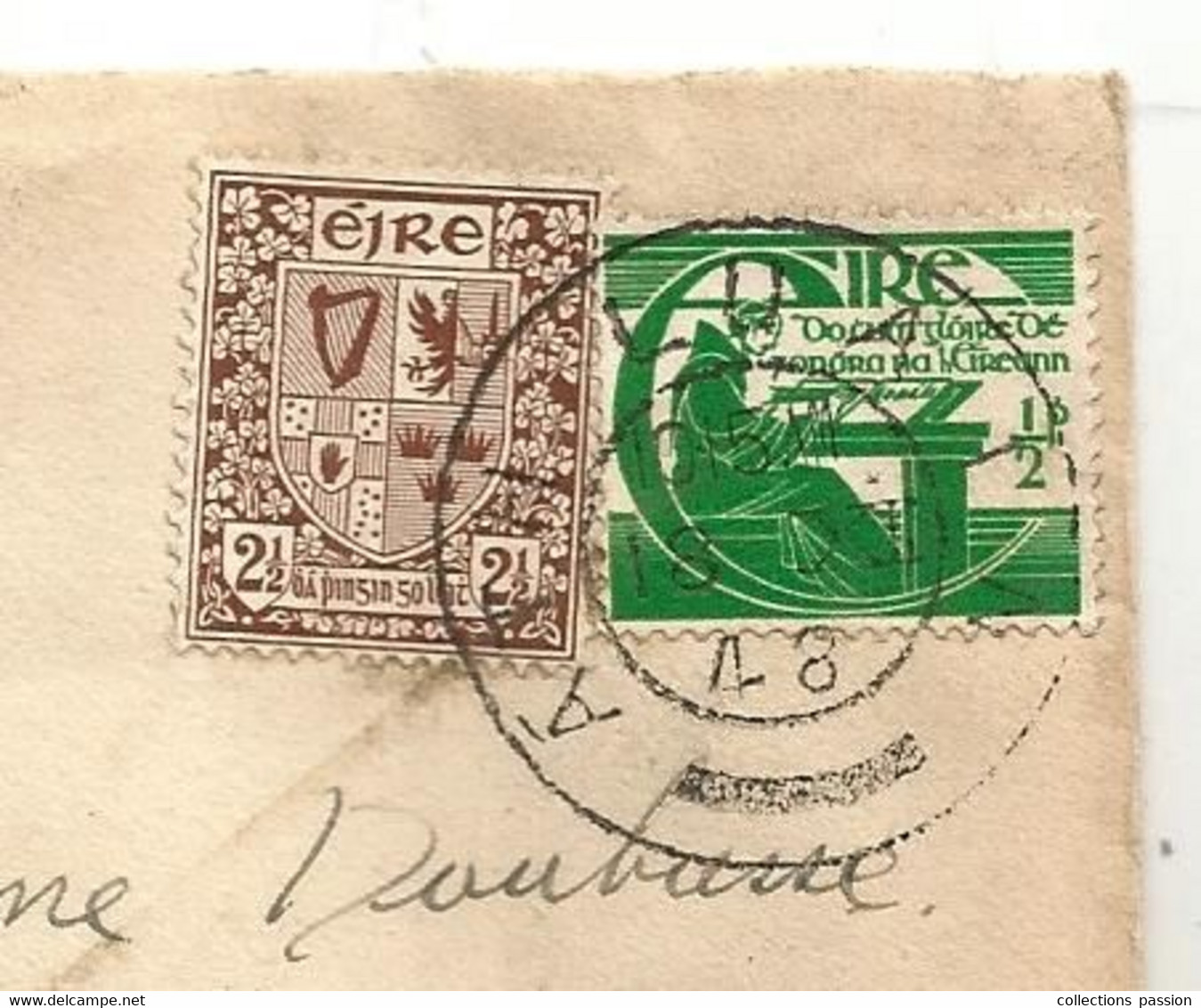 Lettre, Eire , Irlande , ATHLOME ,1948,  2  Scans - Brieven En Documenten