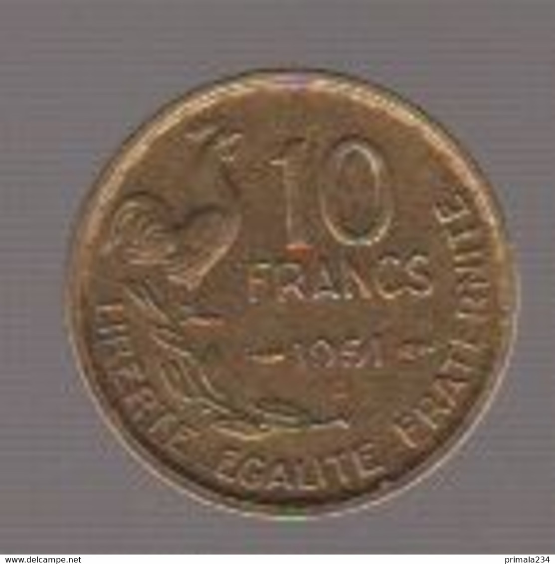 10 FRANCS 1951 B - - Autres – Europe