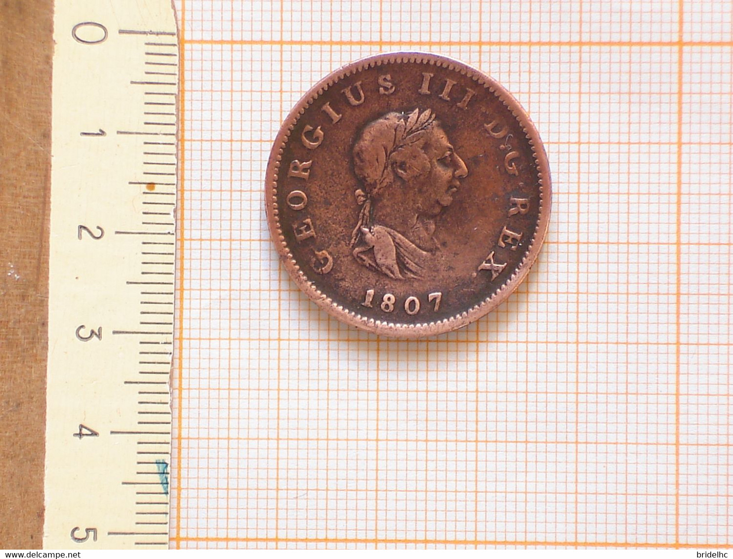 Royaune-uni Georges III 1/2 Penny - Otros & Sin Clasificación