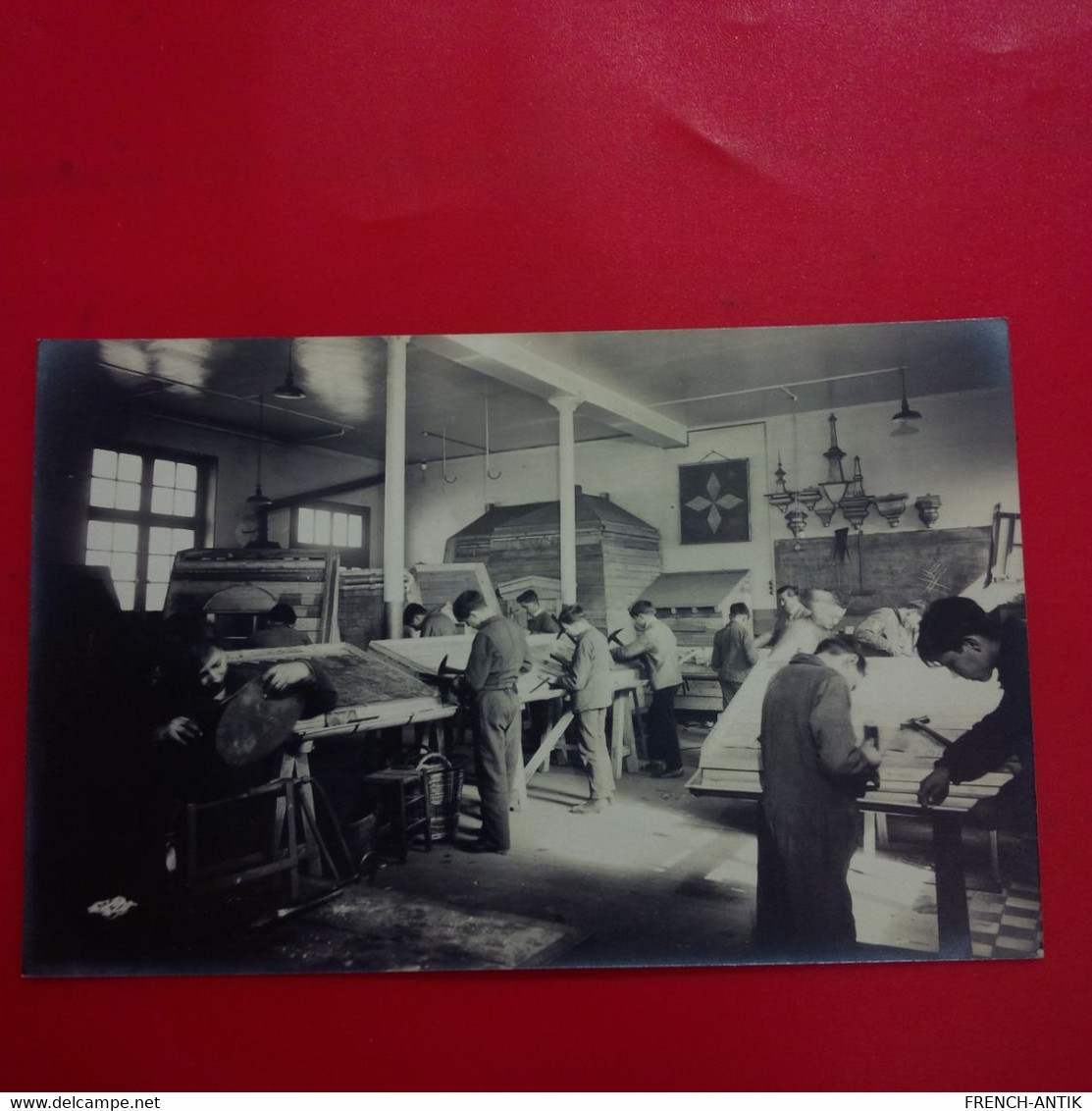 CARTE PHOTO METIER ECOLE COUVREUR MENUISERIE - Craft