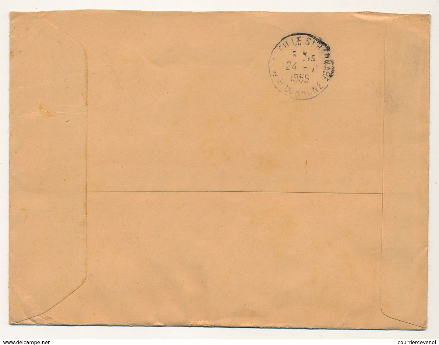 MONACO => Enveloppe Recommandée, Affranchissement Composé Obl Monte-Carlo 1955 - Cartas & Documentos
