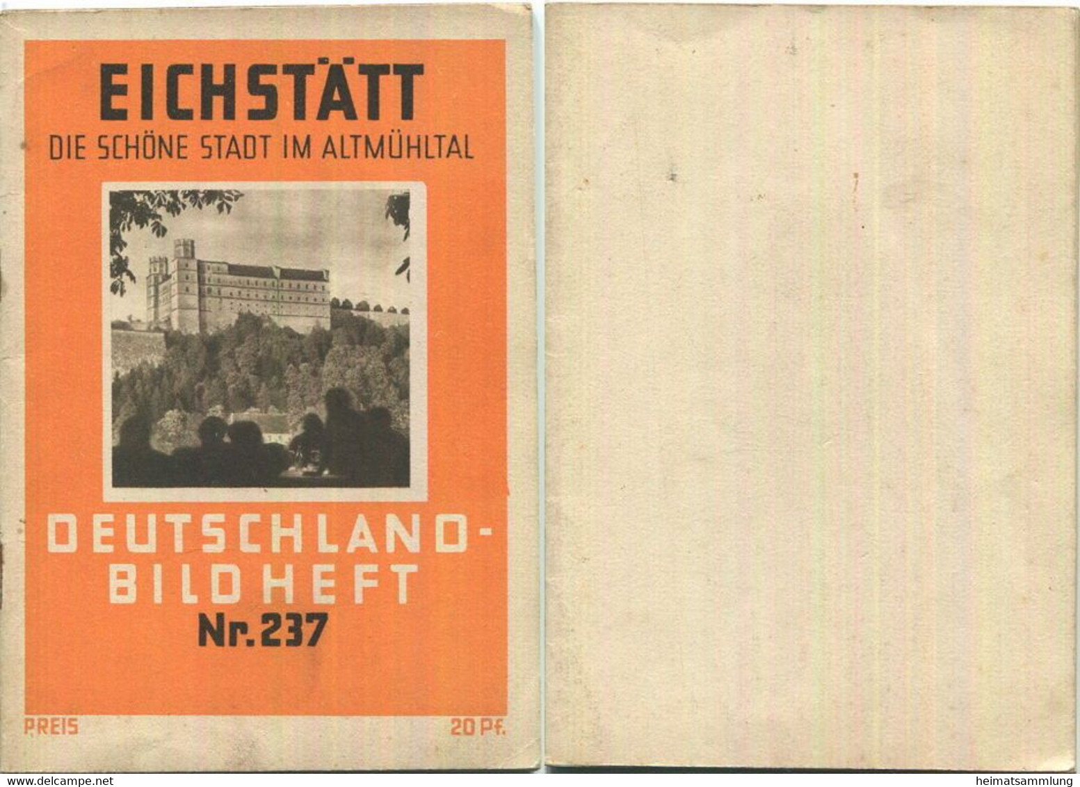 Nr. 237 Deutschland-Bildheft - Eichstätt - Die Schöne Stadt Im Altmühltal - Andere & Zonder Classificatie