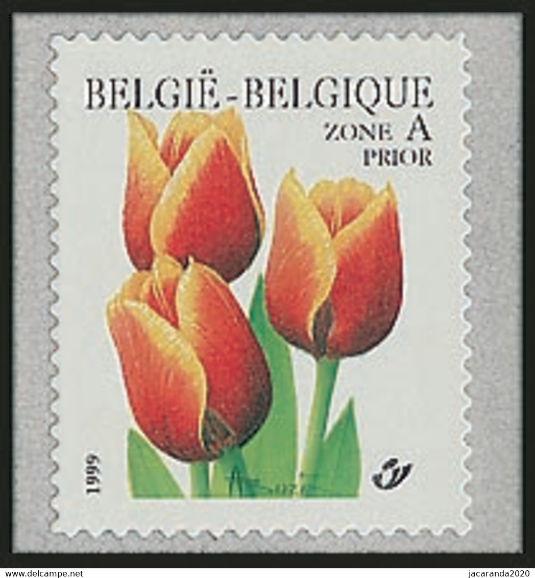 België 2855 - Bloemen - Fleurs - André Buzin - Tulp - Tulipe - Zelfklevende Rolzegel Met Jaartal 1999 - Ungebraucht