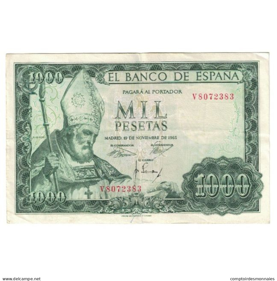 Billet, Espagne, 1000 Pesetas, 1965, 1965-11-19, KM:151, TTB - 1000 Pesetas