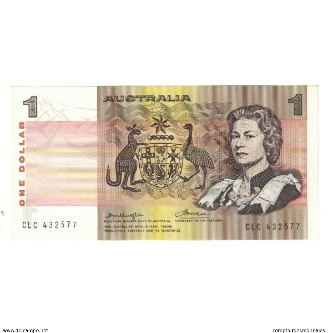 Billet, Australie, 1 Dollar, KM:37a, SUP - 1966-72 Reserve Bank Of Australia